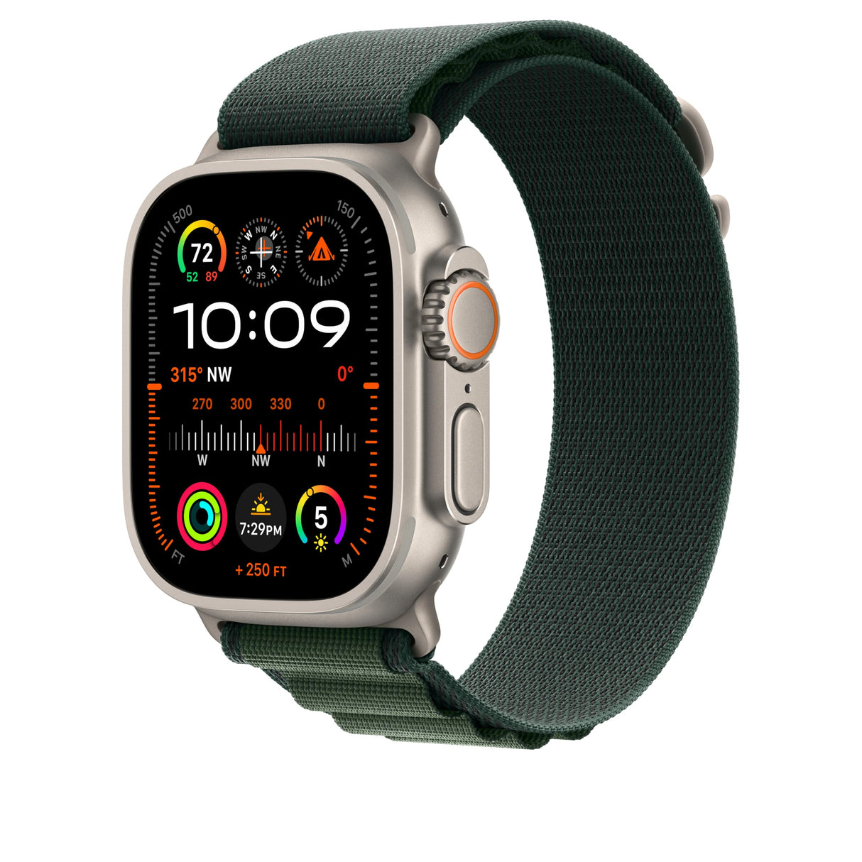 Apple Watch Band - Correa Loop Alpine - 49 mm - Dark Green - Talla L