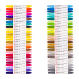 Talens | Pantone Marker Set de 54 | Rotulador Doble Punta con Punta de Pincel y Cincel | Tinta Pigmentada a Base de Agua en Colores Pantone