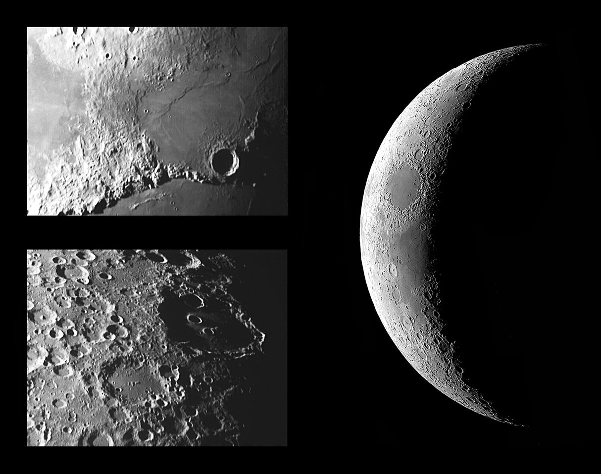 BRESSER Cámara HD Luna & Planeta y guía 1.25"