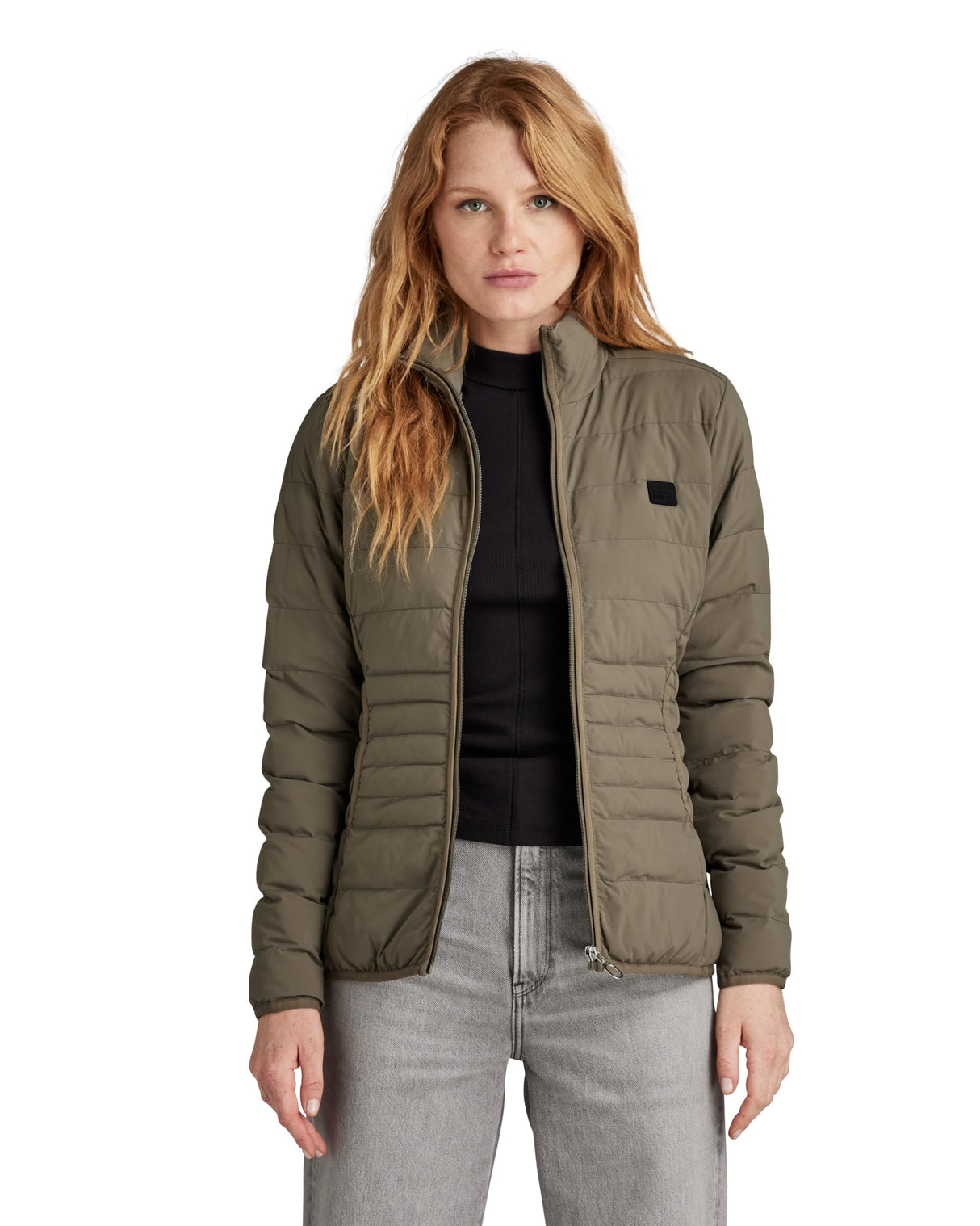 G-STAR Para Mujer Chaqueta Packable Light Weight Padded, Marrón (turf D24260-B958-273), M