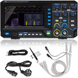 PeakTech, 1402, Osciloscopio digital de 2 canales [3 años de garantía] 20 MHz, 250MS/s, Interfaz USB, Software para PC, Osciloscopio P 1402, Negro, Osciloscopio USB, Multímetro osciloscopio