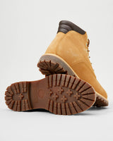 Timberland Waterville 6-Inch Basic Waterproof, Botas Chukka Mujer, Amarillo Wheat Nubuck, 37.5 EU