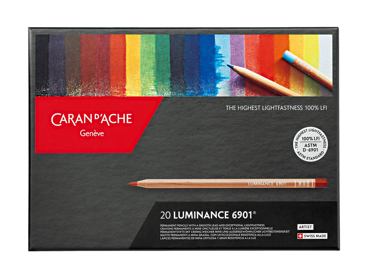 Caran d 'Ache Caja de 20 Colores LUMINANCE 6901™