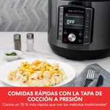 Instant Pot Pro Crisp 11 en 1 Olla Eléctrica a Presión Multiusos con Función de Freidora de Aire, Vaporera, Cocción Lenta, Parrilla, Sous Vide, Deshidratadora, 7,6 L, Acero inoxidable