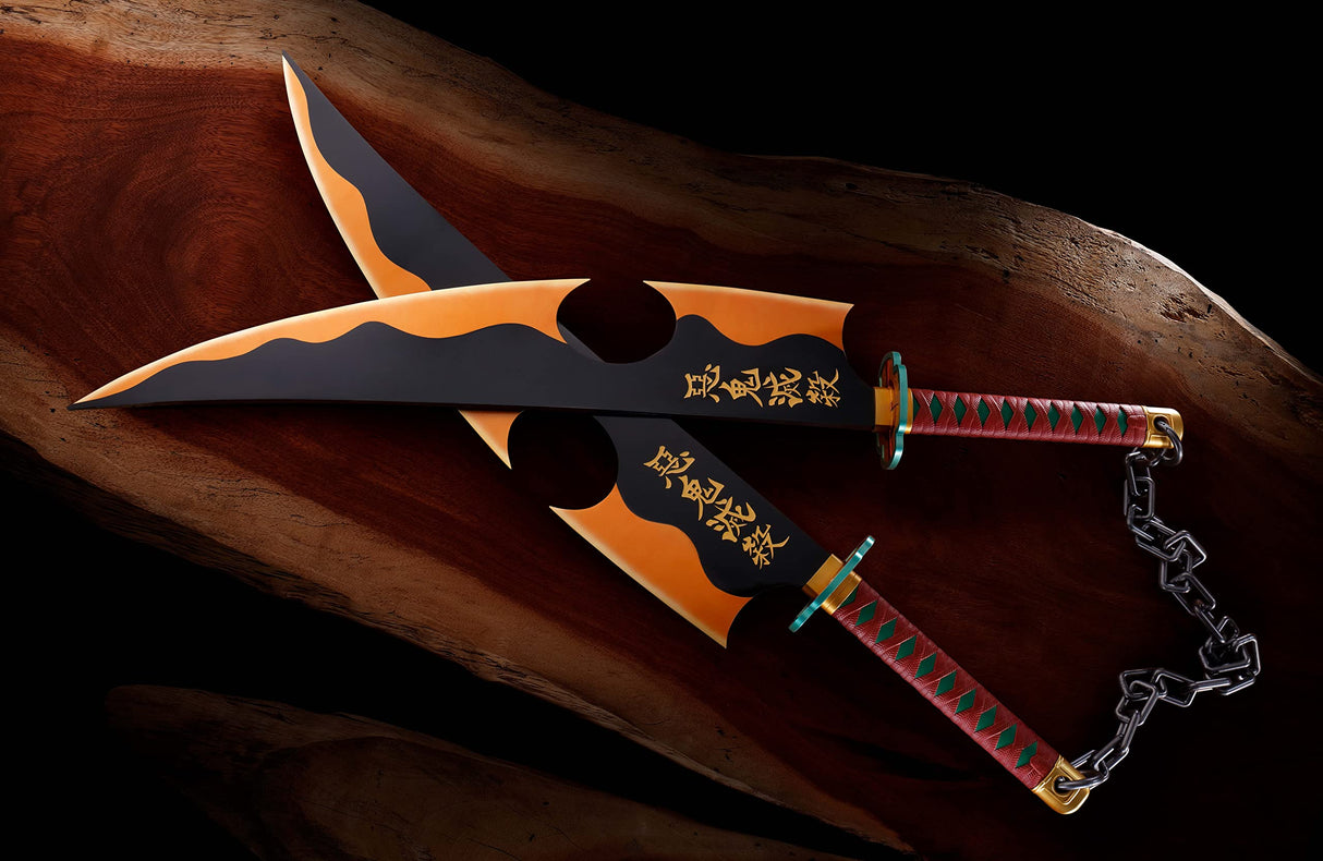 Espada nichirin Tengen uzui Replica 111 cm kimetsu no Yaiba proplica