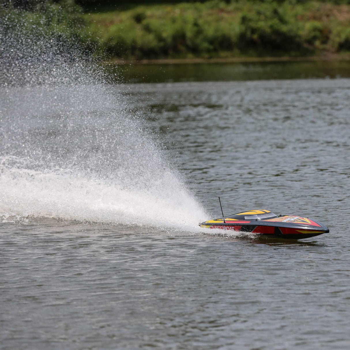 Pro Boat Sonicwake V2 PRB08032V2T1 - Pilas de 36 Pulgadas sin escobillas para Barco RC sin escobillas y Cargador no Incluido Negro