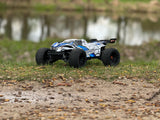 DF Models Z-10 Competition Truggy BR Brushed RTR (L x A x A 50 x 36 x 23 cm, Aprox. 3600 g, Escala 1:10XL, hasta 40 km/h, a Partir de 14 años, Incluye batería y Cable de Carga USB, Coche teledirigido