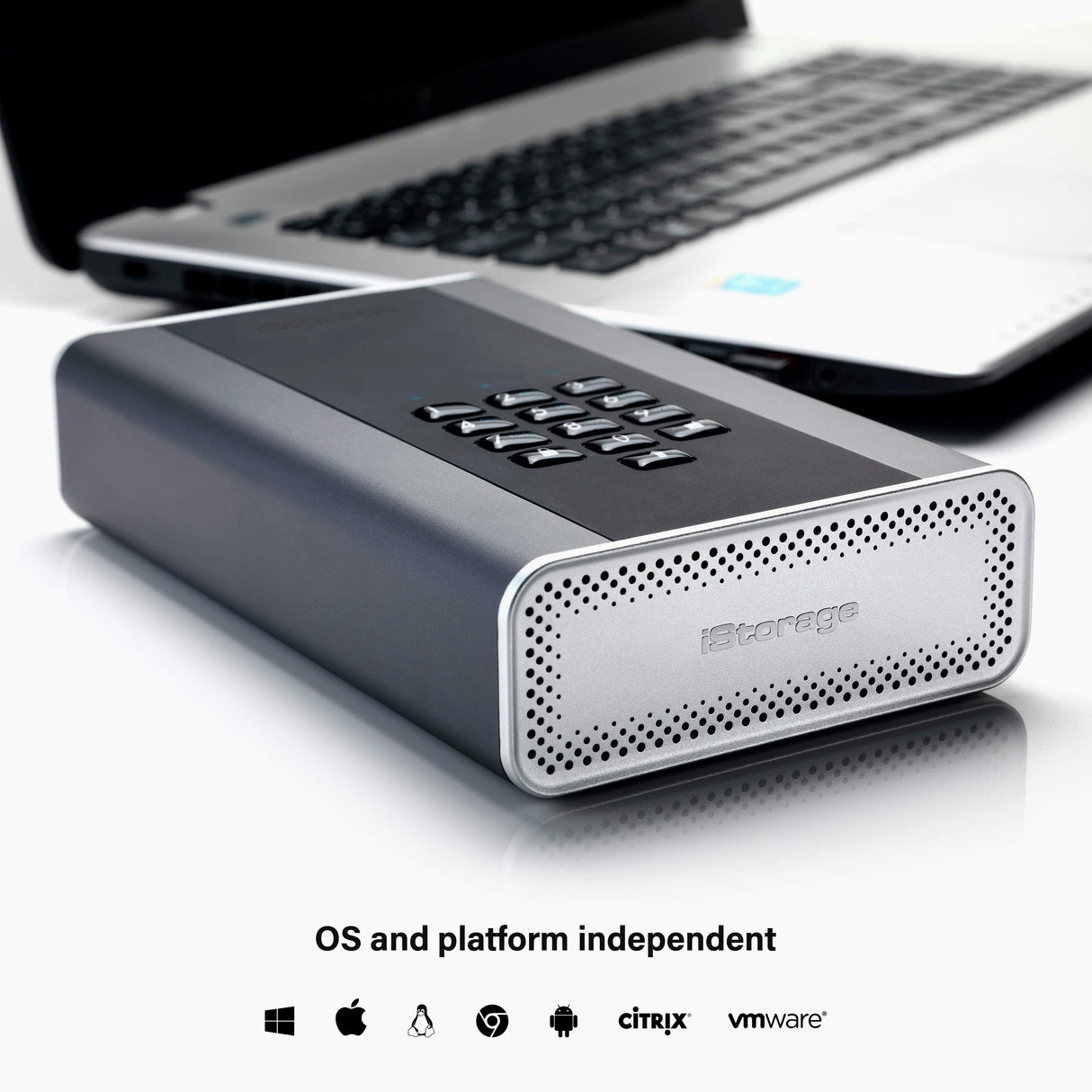 iStorage diskAshur DT2 10TB | Disco Duro de Escritorio | FIPS Nivel 2 | Cifrado de Hardware | Resistente al Polvo/Agua. IS-DT2-256-10000-C-G