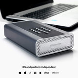 iStorage diskAshur DT2 10TB | Disco Duro de Escritorio | FIPS Nivel 2 | Cifrado de Hardware | Resistente al Polvo/Agua. IS-DT2-256-10000-C-G