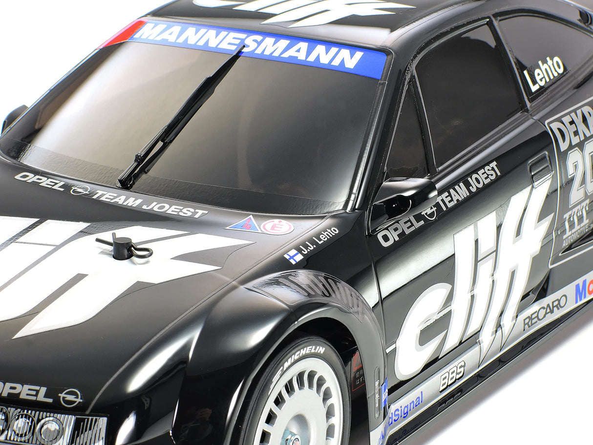Tamiya 58701 1:10 Opel Calibra V6 Cliff (TT-01E) - Coche teledirigido, vehículo RC, modelismo, Kit para Montar, Hobby, Manualidades, Multicolor