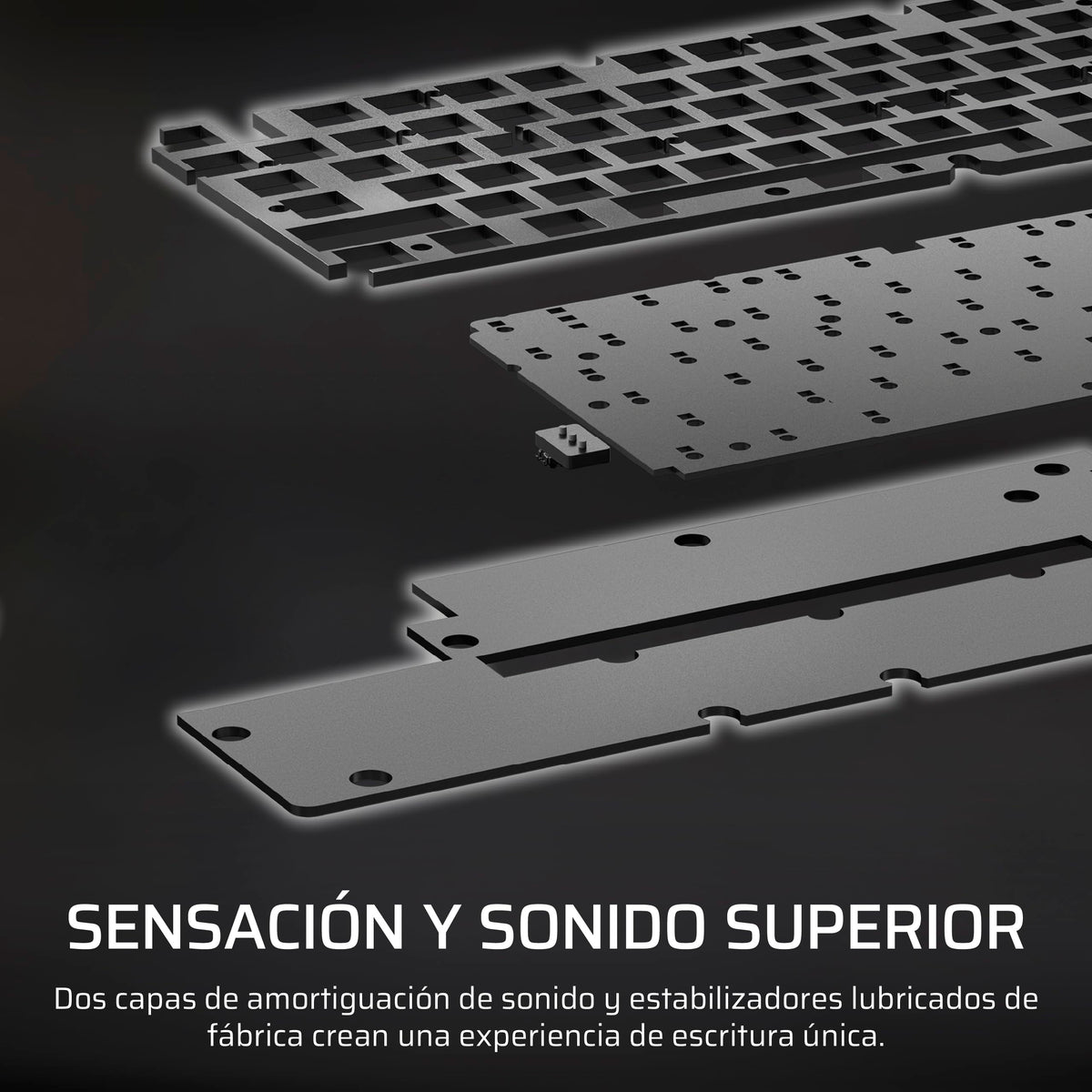 CORSAIR K70 CORE TKL WIRELESS RGB Teclado Mecánico Tenkeyless para Juegos – Interruptores Lineales CORSAIR MLX Red v2 Prelubricados, SOCD, Amortiguación Acústica, Tapas de ABS, QWERTY ES – Negro