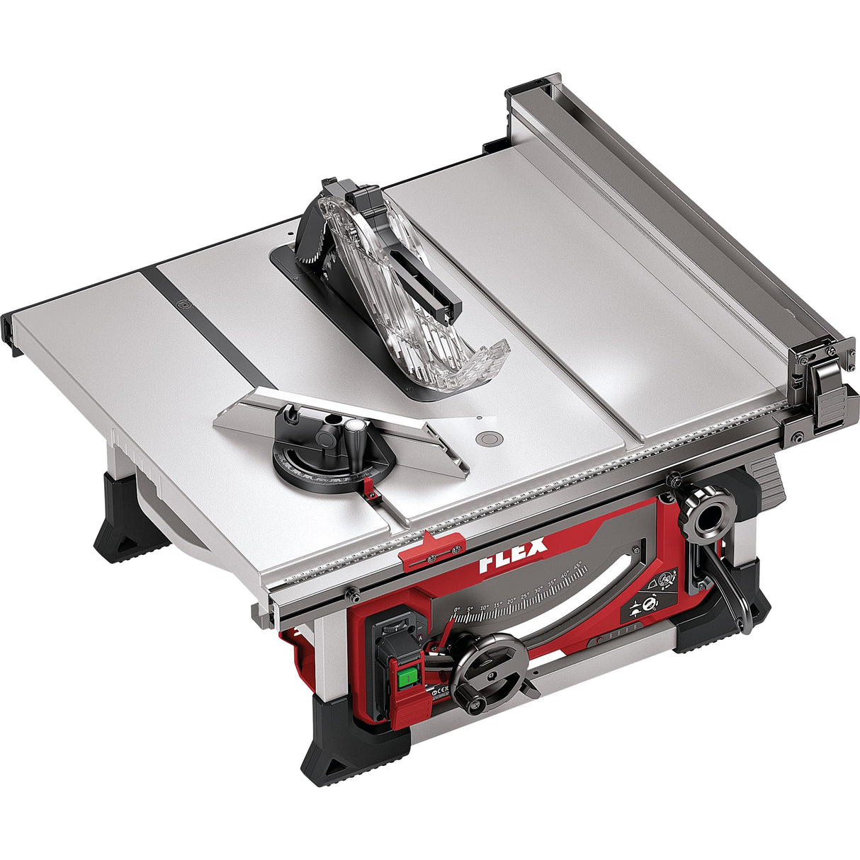 Flex Sierra circular de mesa inalámbrica 18 V TS 92 18-EC (luz LED, ajuste de ángulo continuo, con saco de virutas, motor EC) 532591