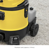 Clatronic® aspirador en húmedo/seco incl. soplador y función de champú, aspirador de polvo/lavado con depósito de 20L de volumen, perfecto como limpiador de tapicerías o alfombras, 1200W - BSS 1309