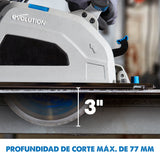 Evolution Sierra tronzadora industrial para acero de 210 mm S210CCS de Evolution: acabado que se puede trabajar al instante, sin calor, rebabas ni chispas. Incluye hoja para acero dulce