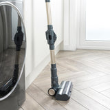 Beldray BEL01727TTVDE Titanium Smartflex inalámbrico Vacuum Cleaner – Multi-ciclónico 1L Stick Vac, Flexi-Bisagra, LED Digital Display, Indicador de Nivel de batería, Sensor de Bloqueo Inteligente,
