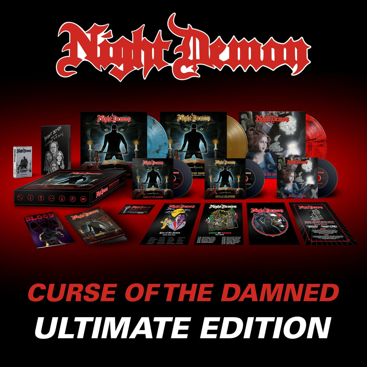 Night Demon - Curse Of The Damned - Ultimate Edition Box Set
