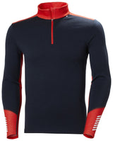 Helly Hansen Lifa Merino Midweight 1/2 Zip, Camisa Hombre, Azul (Blue), M