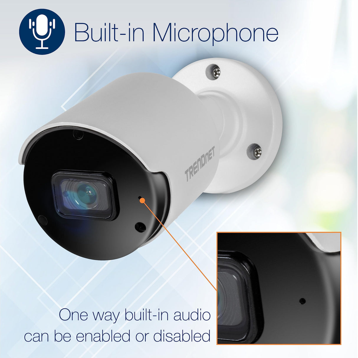 TRENDnet, TV-IP1514PI, Cámara de Red Tipo Bala H.265 PoE de 5 MP para Interiores/Exteriores, clasificación IP66, visión Nocturna por Infrarrojos de hasta 30 m (98 pies)