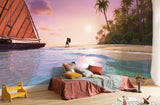 Komar WTD - Papel pintado fotográfico para habitación infantil (500 x 250 cm), diseño de Moana 2 Ocean Spirit de Disney