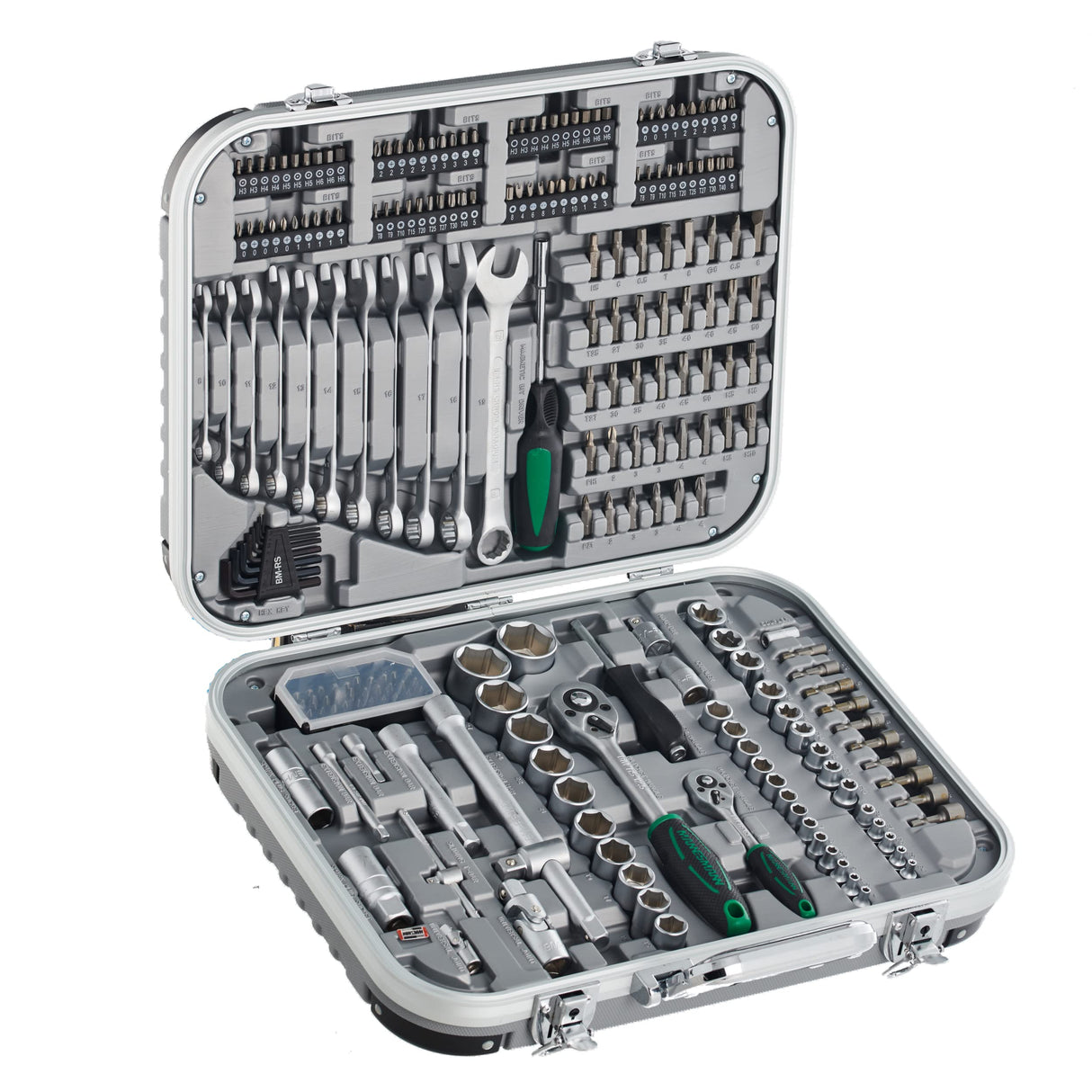 Mannesmann - M98450-232 piezas Juego de llaves de vaso 1/4" + 1/2"