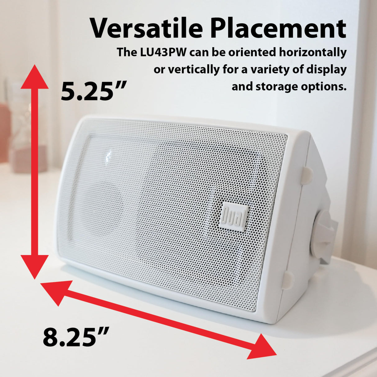 Dual LU43PW - Equipo de Altavoces de 50W, Blanco