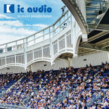 ic audio Altavoz Pro 250-300 - Altavoz Resistente a la Intemperie para Voz y música, fácil Montaje en Pared, Altavoz de 250 W, Ideal para Uso en Interiores y Exteriores, Color Negro