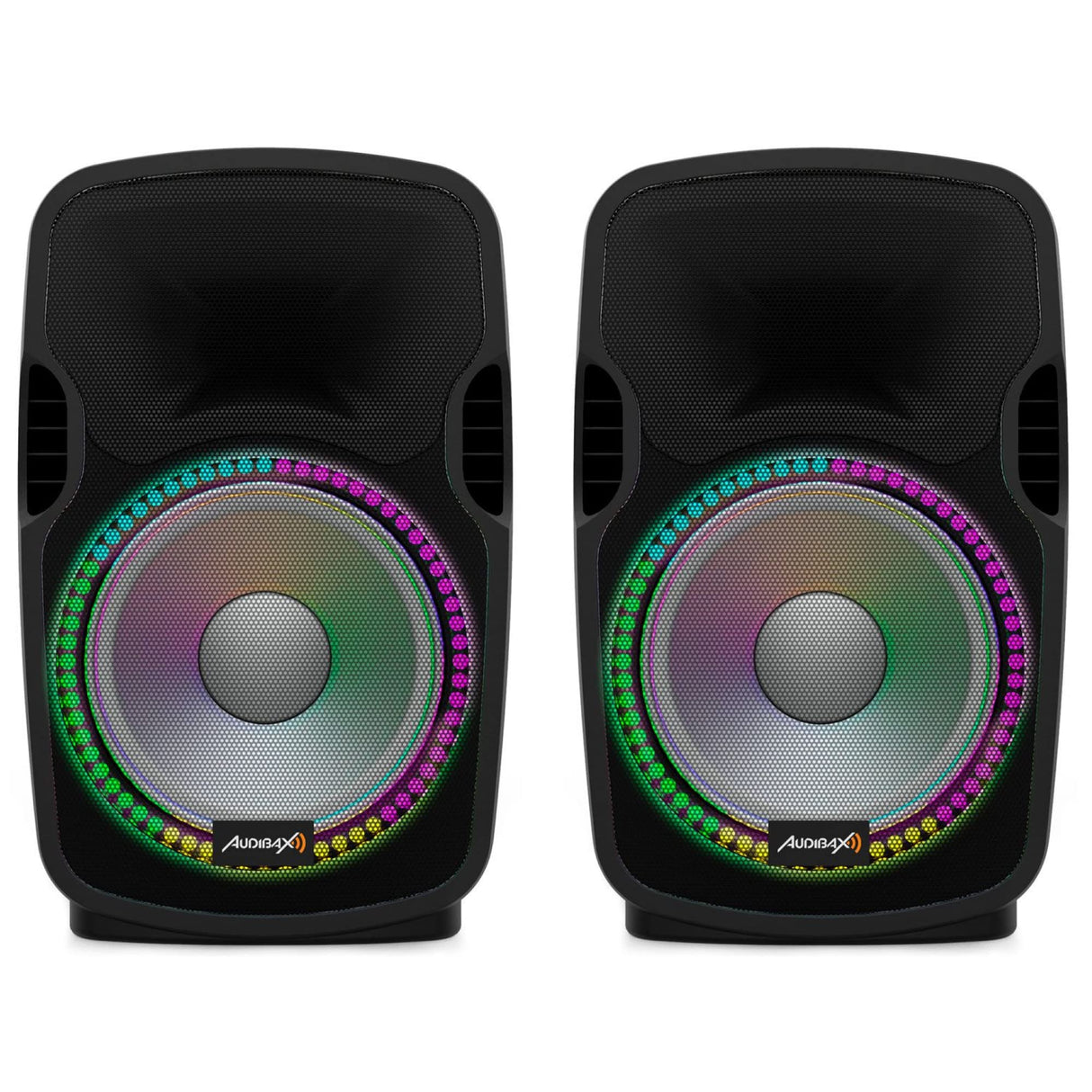 Audibax Party 212 Led Set 2 Altavoces 12