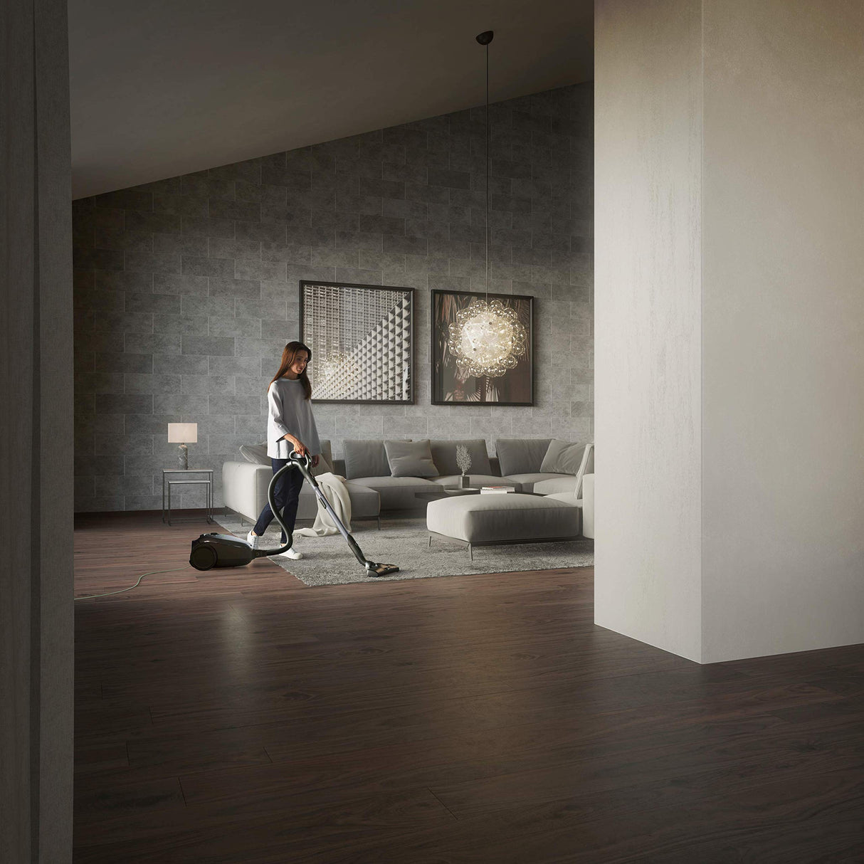 AEG VX82-1-ÖKO Aspirador con Bolsa, 75% Material Reciclado, Negro