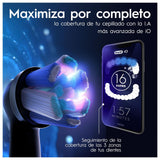 Oral-B iO 9 Cepillo de Dientes Eléctrico con Mango Recargable, 1 Cabezal, Estuche de Viaje con Cargador y Funda Magnética, Diseñado por Braun, Regalos Originales para Mujer y Hombre - Azul