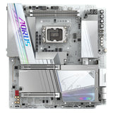 GIGABYTE Z890 AORUS Tachyon Ice Placa Base – Procesadores Intel Core Ultra (Serie 2), VRM de 18+1+2 Fases, hasta 9500 MHz DDR5 (O.C), 1 x PCIe 5.0 + 3 x PCIe 4.0, Wi-Fi 7, LAN 5 GbE, USB 3.2 Gen 2x2
