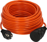 Brennenstuhl Cable de extensión BREMAXX (Cable de 20 m en Naranja, para Uso en Exteriores de Corta duración IP44, Cable de alimentación utilizable hasta -35 °C, Resistente al Aceite y a los Rayos UV,