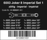 Wera 6003 Joker 8 Set Imperial 1