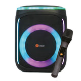 N-Gear Flash Banger 606 - Altavoz Bluetooth portatil con Luces - Party Altavoz de 300W con micrófono inalámbrico y batería integrada - 6 Horas de reproducción