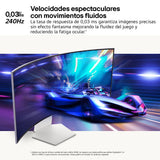 LG 39GS95QE-W - Monitor Gaming Ultragear, 39", OLED WQHD, (3440x1440), 21:9, 240 Hz, 0,03 ms, Clasificación F, Tecnología Micro Lens Array +, DisplayHDR True Black 400, Blanco
