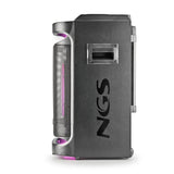 NGS Wild Space 1 - Altavoz portátil Compatible con Tecnología Bluetooth y True Wireless Stereo, Subwoofer + Doble Tweeter (Micro SD/USB/AUX IN/), Ruedas, Color Negro