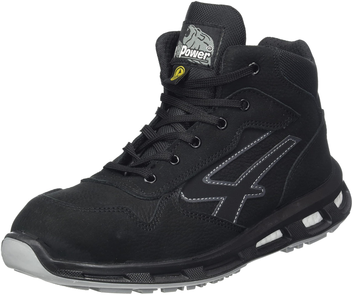 U-Power Red Lion Lift, Safety Shoes,Zapatos de Seguridad, Altos, Ligeros y Flexibles, Antiperforación, Antipinchazos, con Inserto Infinergy, con Puntera de Aluminio - Grey 45