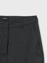 Pinko Pulika Pantalón Franela, I90_Dark Grey, 46 para Mujer
