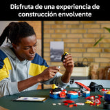 LEGO Mario Kart: Mario y Kart Estándar - Maqueta de Coche para Adultos con Figura Articulada - Set Nintendo para Aficionados al Videojuego - Regalo Gamer 72037