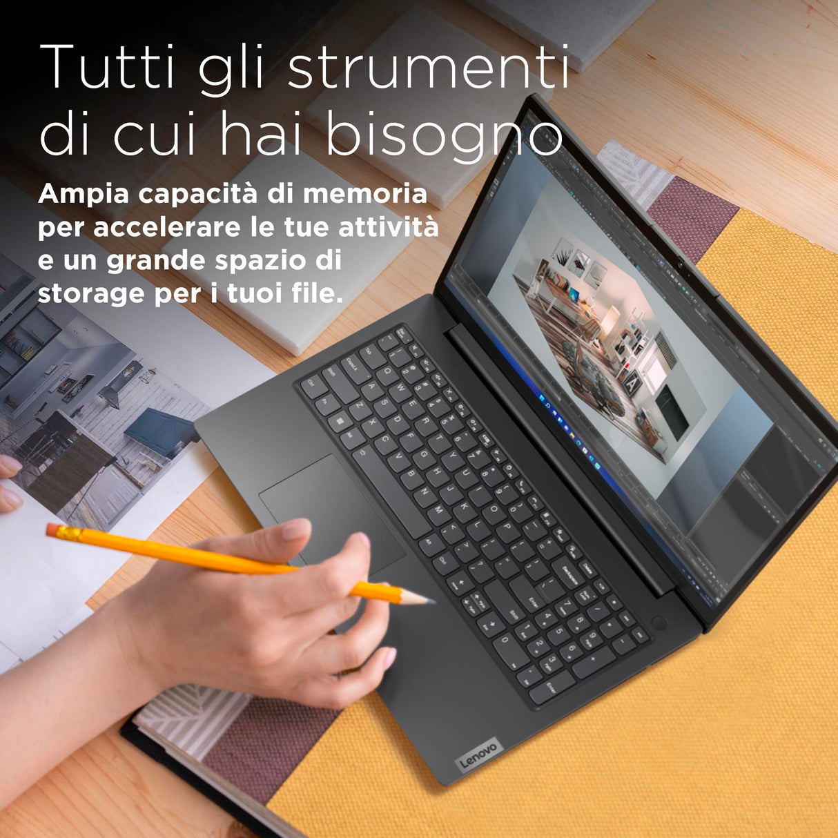 Lenovo NB Essential V15-Iru Gen4 I5-13420h 8gb 512gb Ssd 15,6 Win 11 Pro Marca