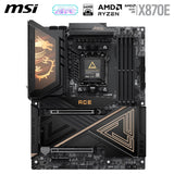 MSI Placa Base Meg X870E Ace MAX, ATX. Soporta procesadores AMD Ryzen 9000/8000/7000, AM5-64MB BIOS ROM, 110A SPS VRM, Memoria DDR5 (hasta 9000+ MT/s OC), M.2 y PCIe 5.0, USB4, Wi-Fi 7, 10G LAN