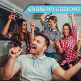 Pyle Kit de micrófono dinámico profesional de 3 piezas, micrófono de mano vocal unidireccional cardioide con funda de transporte rígida y bolsa, soporte/clip y cable de audio XLR de 26 pies a conexión