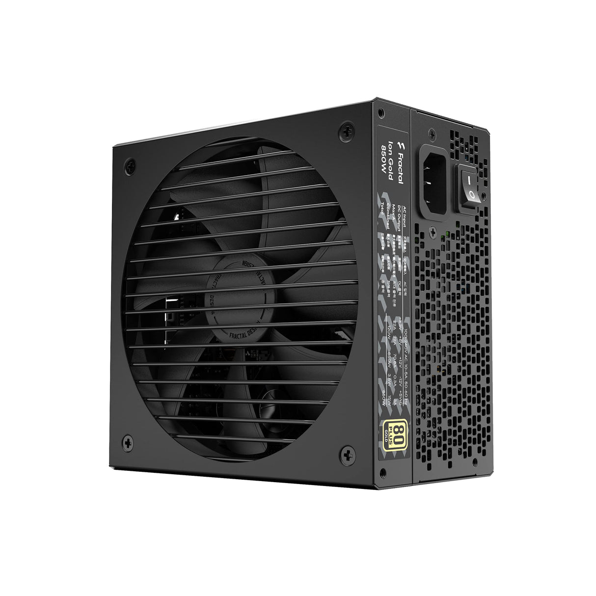 Fractal Design Ion+ 860W Unidad de Fuente de alimentación 20+4 Pin ATX Negro