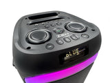 Altavoz portátil Bluetooth Zen Aero Potente de 350W, 10H de batería, luces LED RGB. Altavoz Grande con TWS, Aux in, USB, entrada de micrófono, y micrófono inalámbrico, con radio FM y con gran potencia