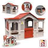 Chicos - Le Chalet Gran Casita Infantil de Exterior e Interior | Casa Resistente y Duradera | Medidas: 159cm x 103cm x 104cm | Recomendada para niños y niñas de 2 años (89650)