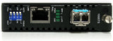 StarTech.com ET1000S40LC2 - Gigabit Ethernet Media Converter 1Gbps to Multi Mode Fiber Connector, Black