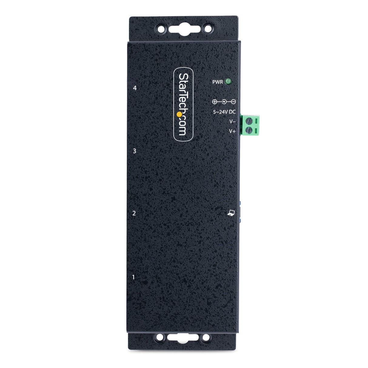 StarTech 4-Port Industrial USB 3.0 Hub - 5Gbps, ESD and surge protection - Robust metal housing