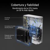 ASUS ZenWiFi BQ16 White 1-Pack - Sistema WiFi 7 Cuatribanda BE25000 (802.11be) en Malla, Ancho de Banda de 320 MHz y 4096-QAM, Dos Puertos 10G, WAN de Reserva, Seguridad de Red y Compatible con AiMesh