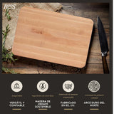 Boos Block Chop-N-Slice - Tabla de Servir - Tabla Cortar Cocina - Madera dura de arce duro de América del Norte - Reversible – 50,8 x 35,6 x 3,2 cm