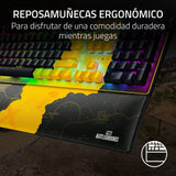 Razer Huntsman V2 (Red Switch) - Teclado óptico para Juegos prácticamente sin latencia (reposa-Palmas, mandos, 4 Teclas Multimedia, Tapas de Teclas Doubleshot PBT) US-Layout, PUBG Edición