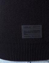 Replay Uk6144 Suéter, 098 Negro, S para Hombre